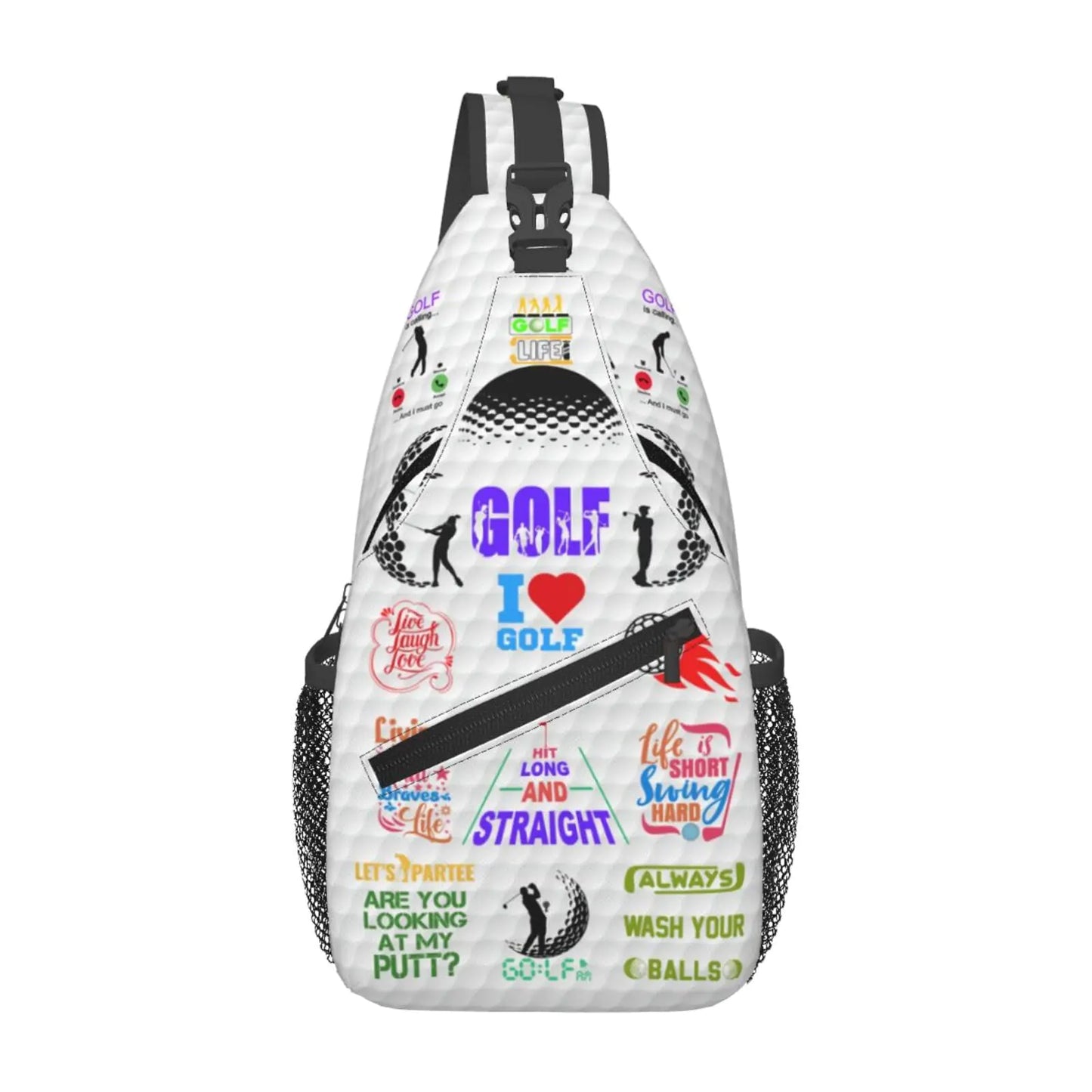 Golf Sling Backpack Golf Sling Bag Golf Crossbody